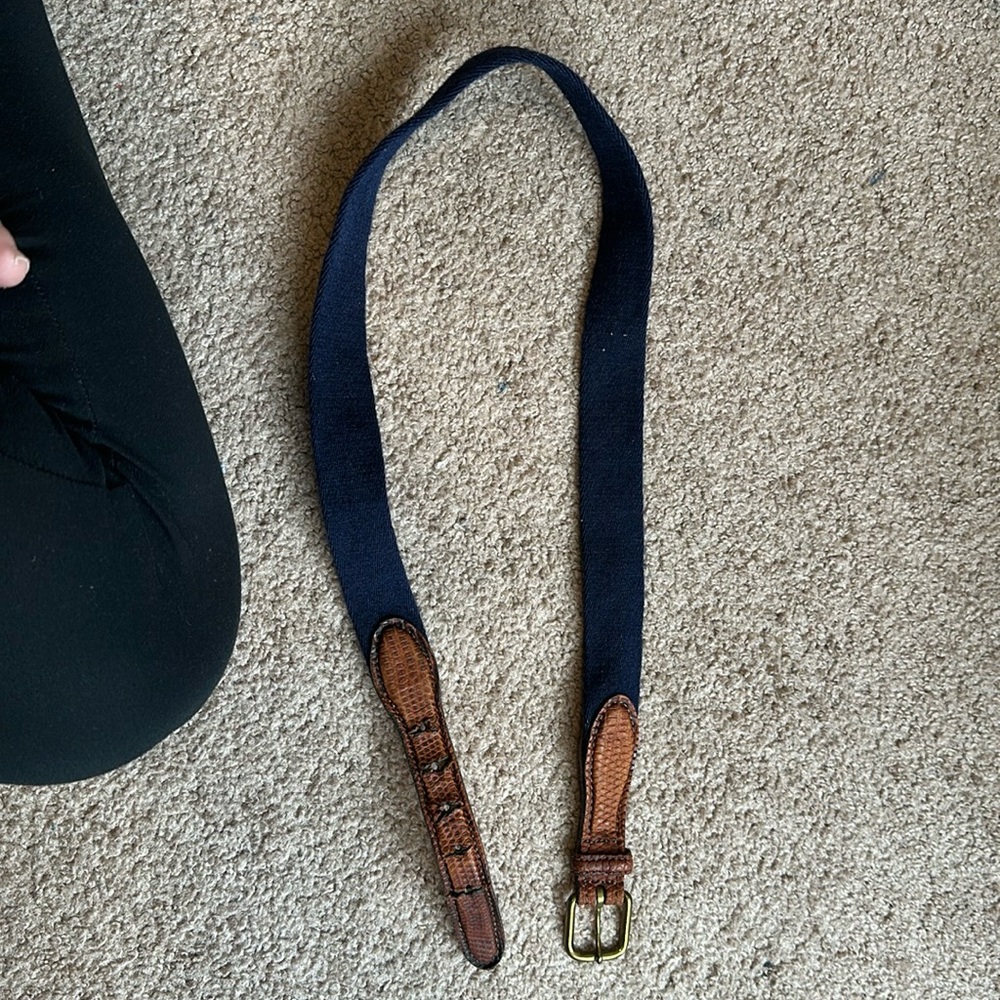 Cole Haan lizard belt